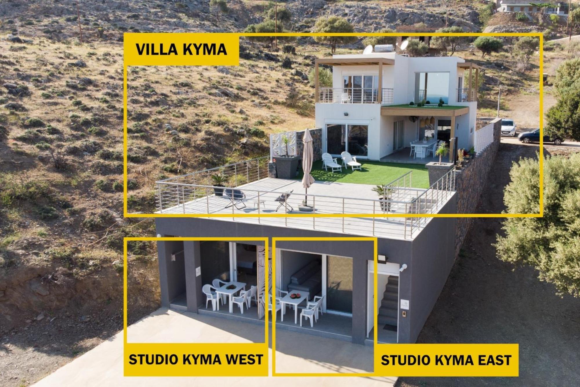 Beachfront Studio Kyma West ~ Crete'S Hidden Gem Kali Limenes Bagian luar foto