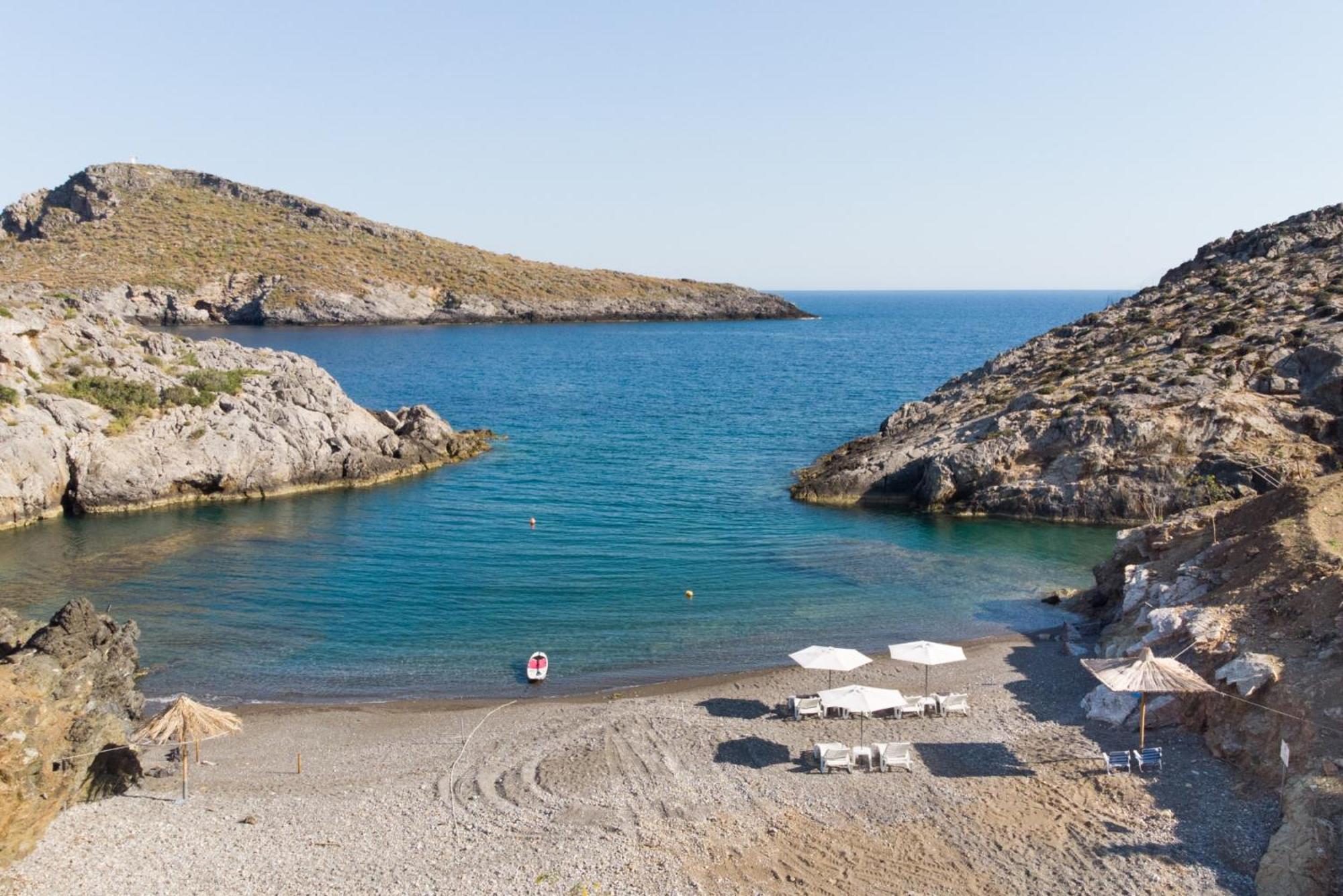 Beachfront Studio Kyma West ~ Crete'S Hidden Gem Kali Limenes Bagian luar foto